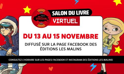 Le salon du livre virtuel des Malins: Le retour!