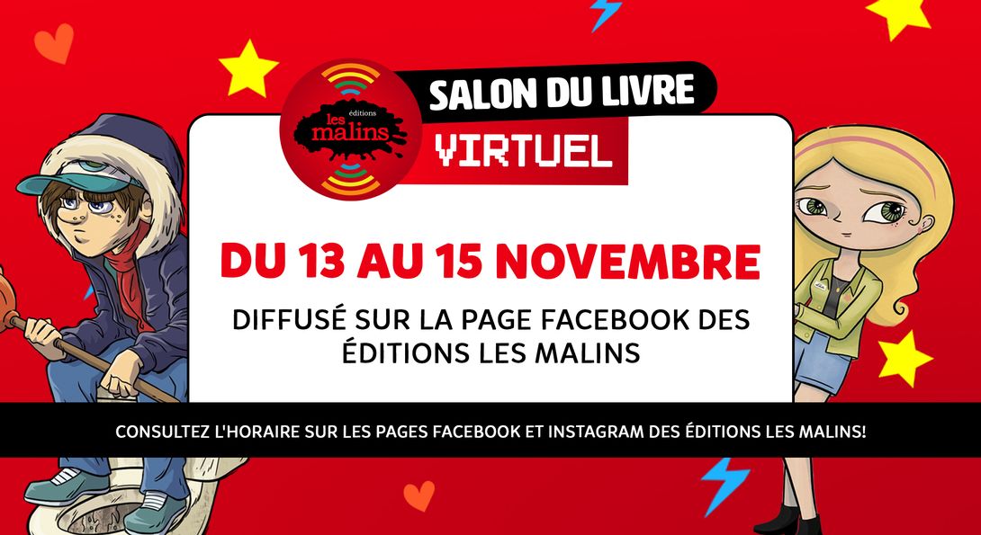 Le salon du livre virtuel des Malins: Le retour!